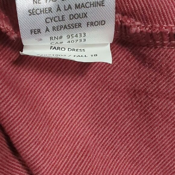 Toad&Co Dress Womens Small Rusty Red Knee Length Faro Dress - Picture 7 of 10